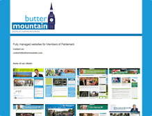 Tablet Screenshot of buttermountain.com